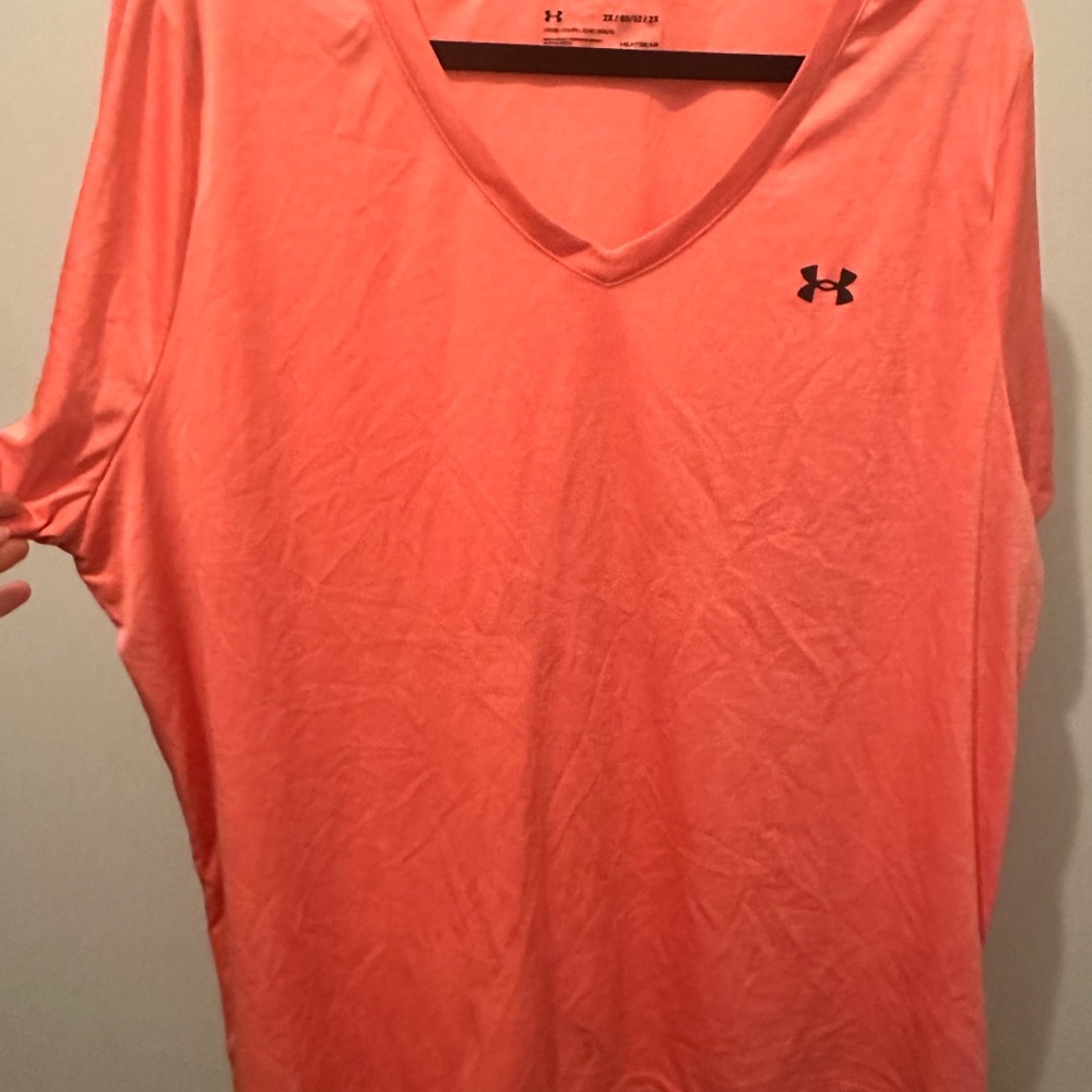 Under Armour Women's Coral V-Neck Top
